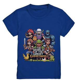 The World of the Great Gameowski – Exklusives Pixel - Art Design - Kids Premium Shirt - Bright Lights Arts