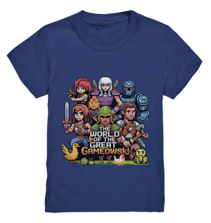 The World of the Great Gameowski – Exklusives Pixel - Art Design - Kids Premium Shirt - Bright Lights Arts
