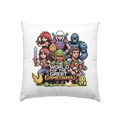 The World of the Great Gameowski – Exklusives Pixel - Art Design - Kissen 40x40cm - Bright Lights Arts