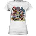 The World of the Great Gameowski – Exklusives Pixel - Art Design - Ladies Premium Shirt - Bright Lights Arts