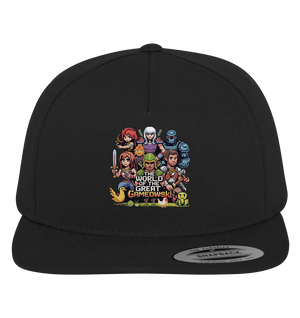 The World of the Great Gameowski – Exklusives Pixel - Art Design - Premium Snapback - Bright Lights Arts