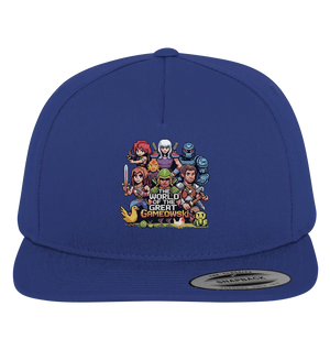 The World of the Great Gameowski – Exklusives Pixel - Art Design - Premium Snapback - Bright Lights Arts