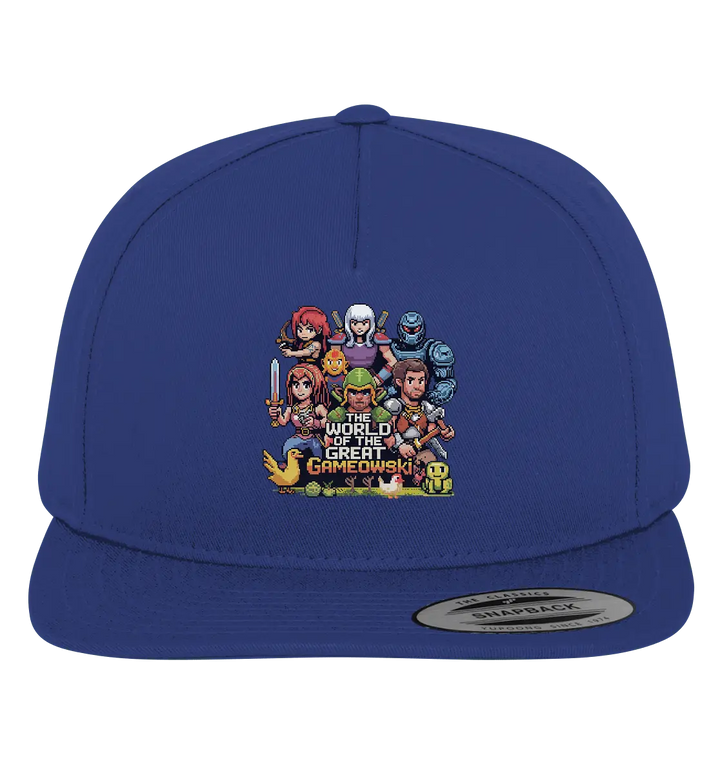 The World of the Great Gameowski – Exklusives Pixel - Art Design - Premium Snapback - Bright Lights Arts