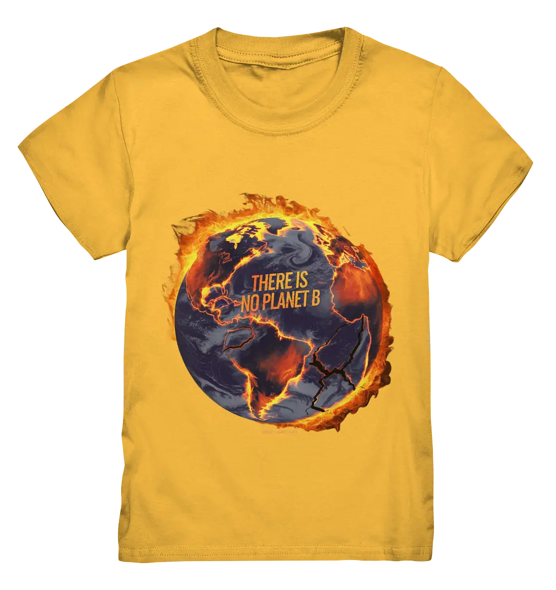 There is no planet B - Kids Premium Shirt Bright Lights Arts