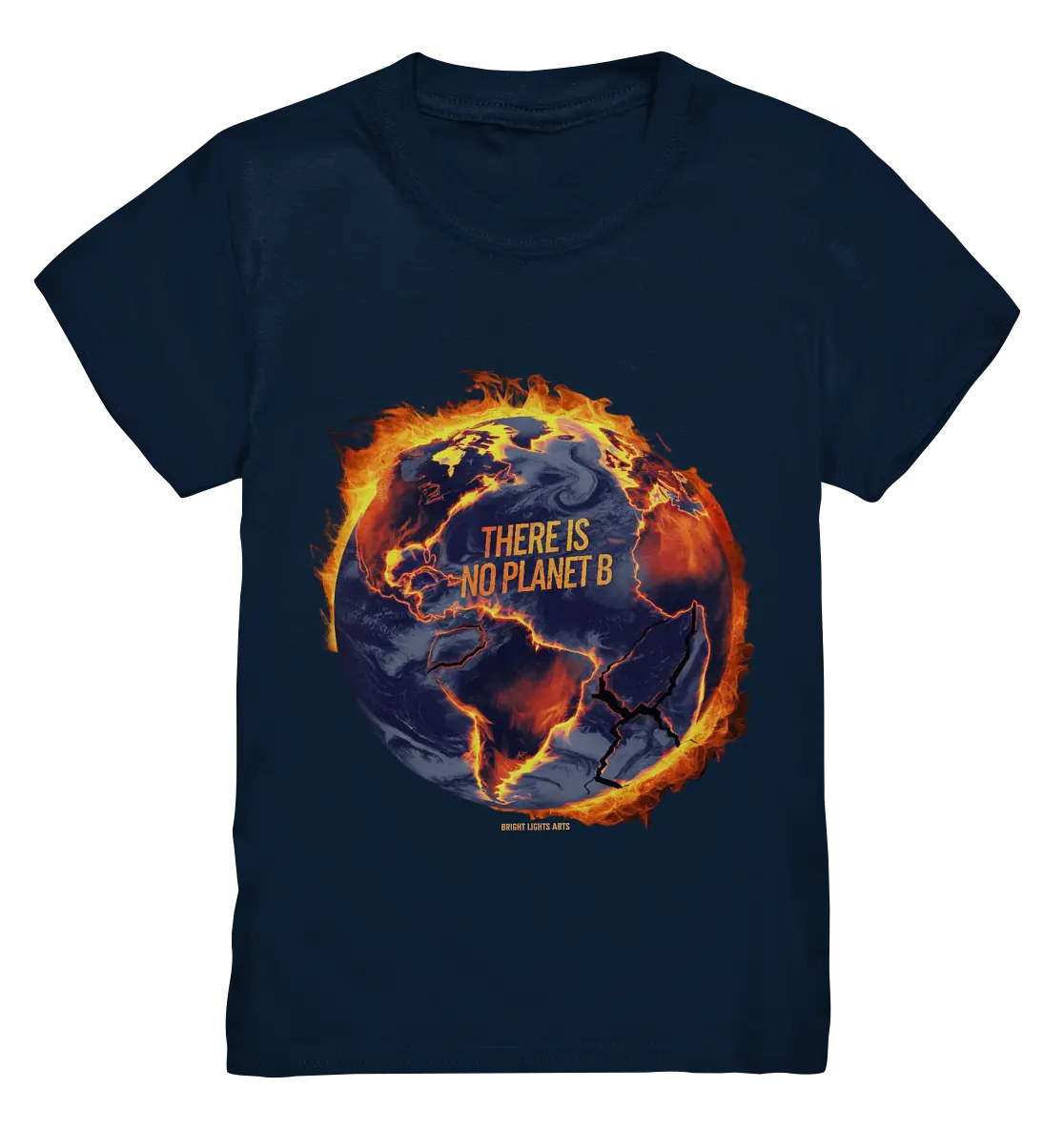 There is no planet B - Kids Premium Shirt Bright Lights Arts