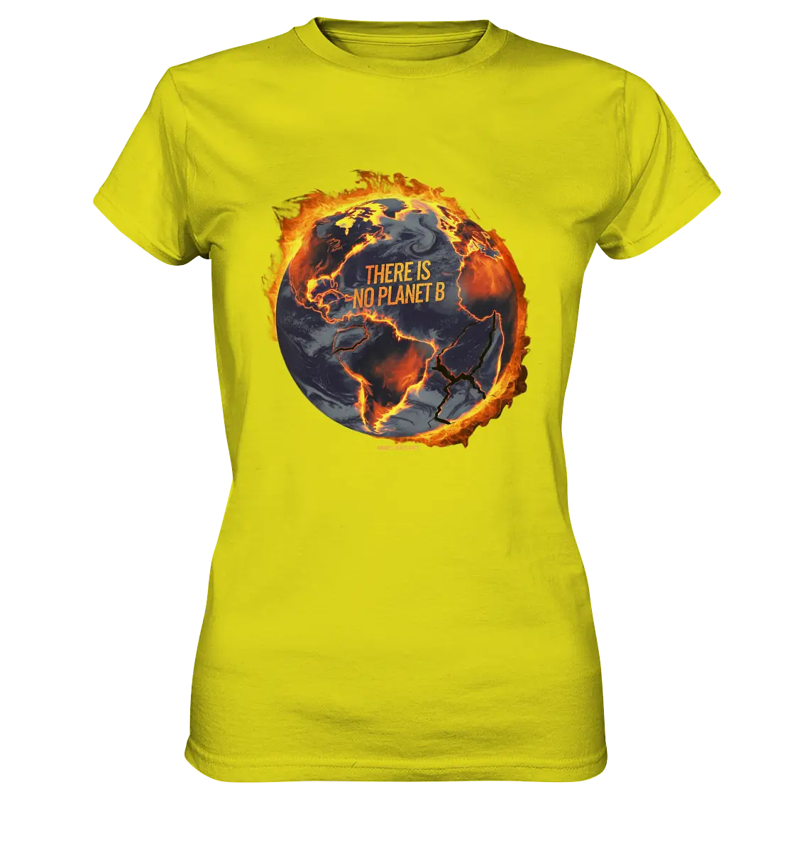 There is no planet B - Ladies Premium Shirt Bright Lights Arts