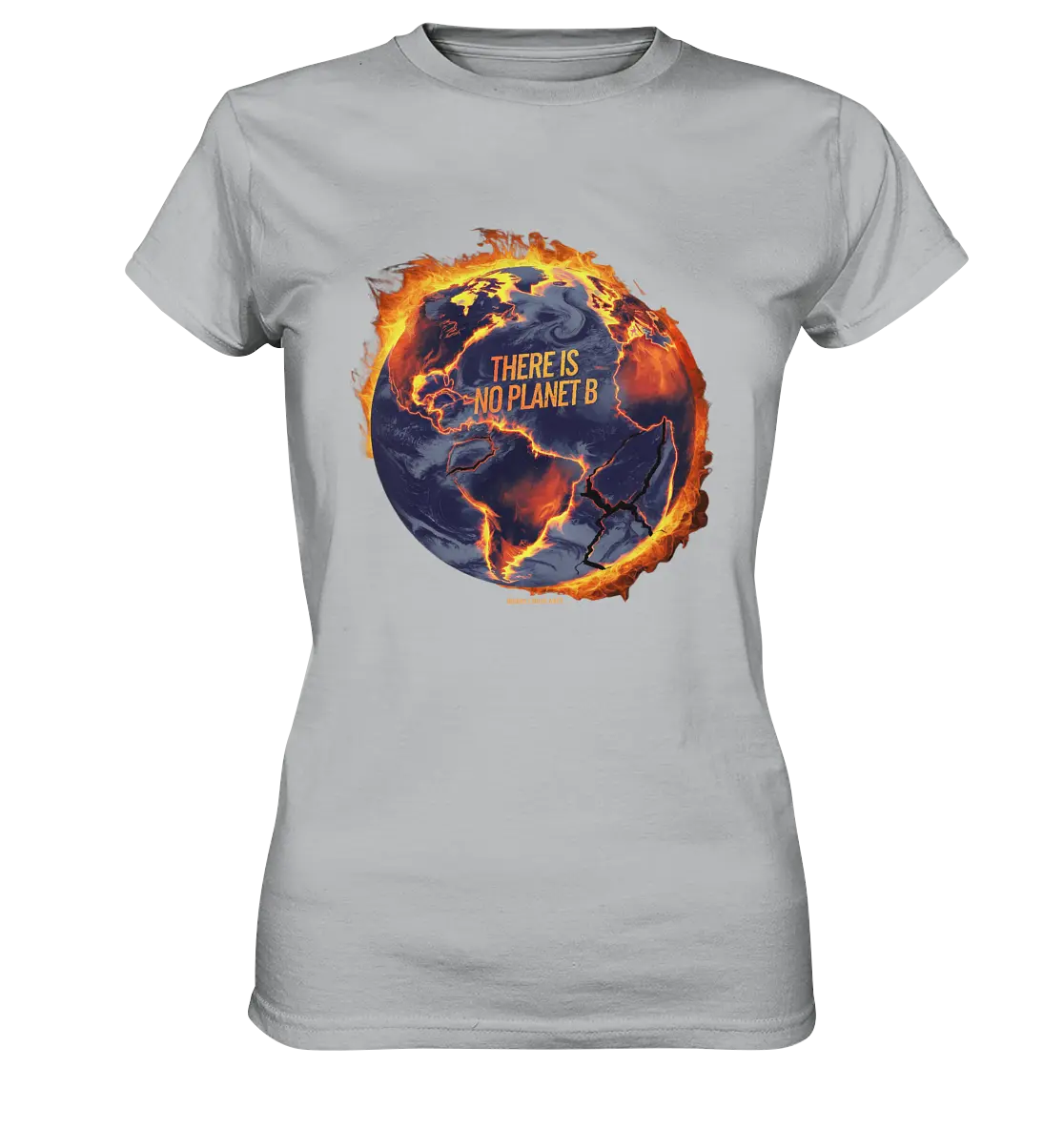 There is no planet B - Ladies Premium Shirt Bright Lights Arts