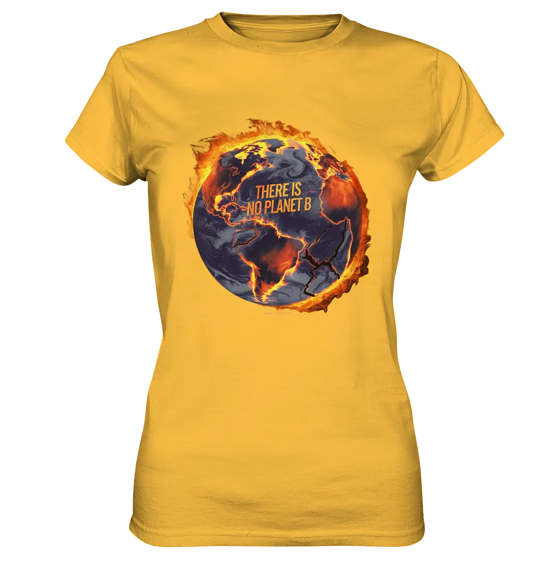 There is no planet B - Ladies Premium Shirt Bright Lights Arts