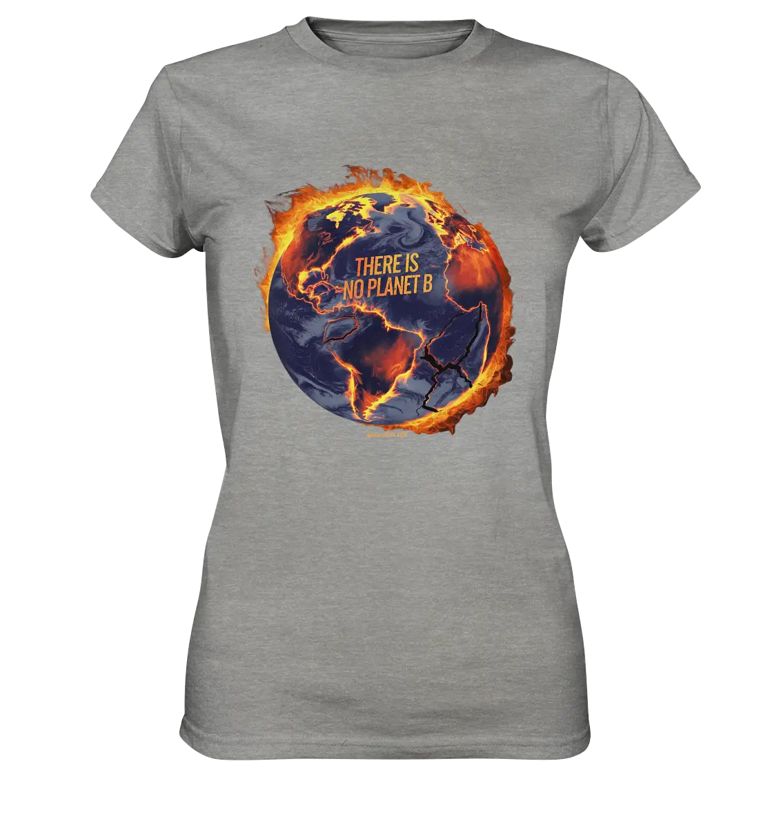 There is no planet B - Ladies Premium Shirt Bright Lights Arts