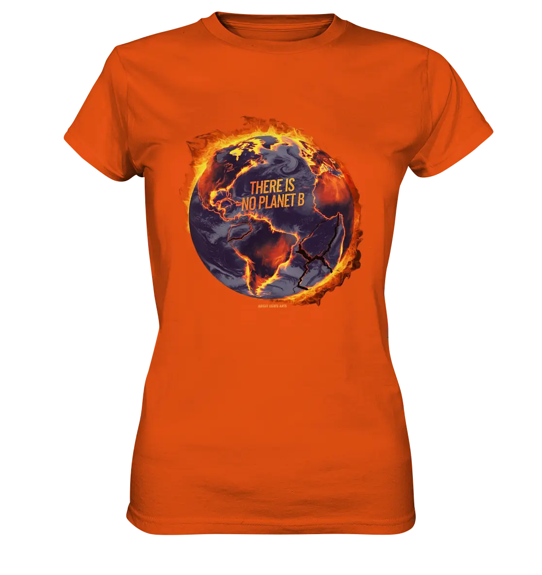 There is no planet B - Ladies Premium Shirt Bright Lights Arts
