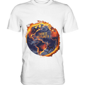 There is no planet B - Premium Shirt Bright Lights Arts