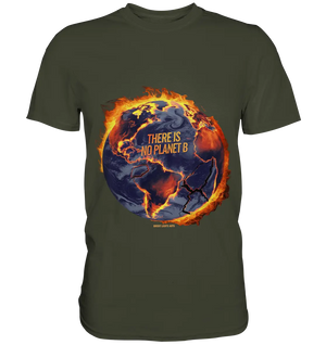 There is no planet B - Premium Shirt Bright Lights Arts