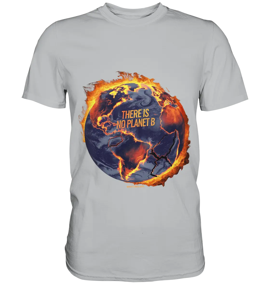 There is no planet B - Premium Shirt Bright Lights Arts