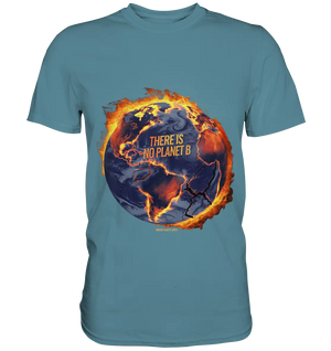 There is no planet B - Premium Shirt Bright Lights Arts