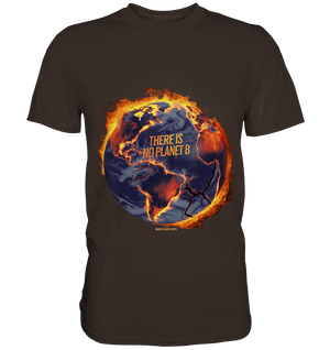 There is no planet B - Premium Shirt Bright Lights Arts