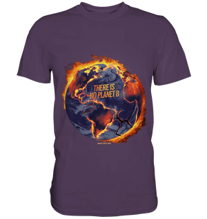 There is no planet B - Premium Shirt Bright Lights Arts