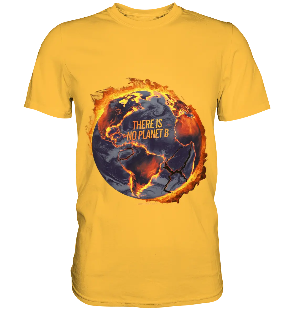 There is no planet B - Premium Shirt Bright Lights Arts