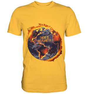 There is no planet B - Premium Shirt Bright Lights Arts