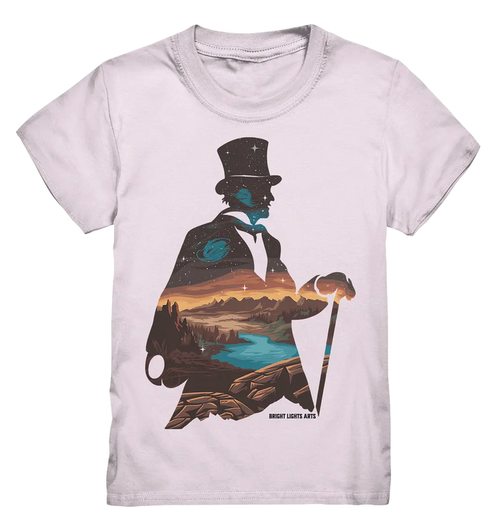 Time Traveler im Zylinderhut  - Kids Premium Shirt Bright Lights Arts