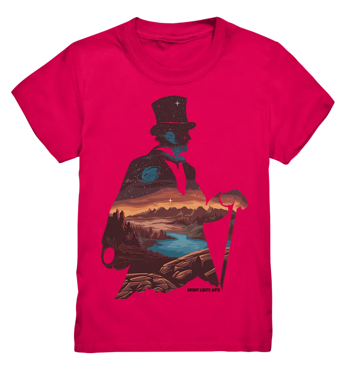 Time Traveler im Zylinderhut  - Kids Premium Shirt Bright Lights Arts