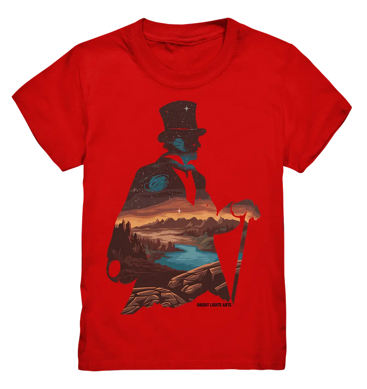 Time Traveler im Zylinderhut  - Kids Premium Shirt Bright Lights Arts