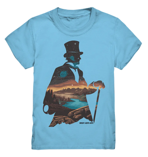Time Traveler im Zylinderhut  - Kids Premium Shirt Bright Lights Arts