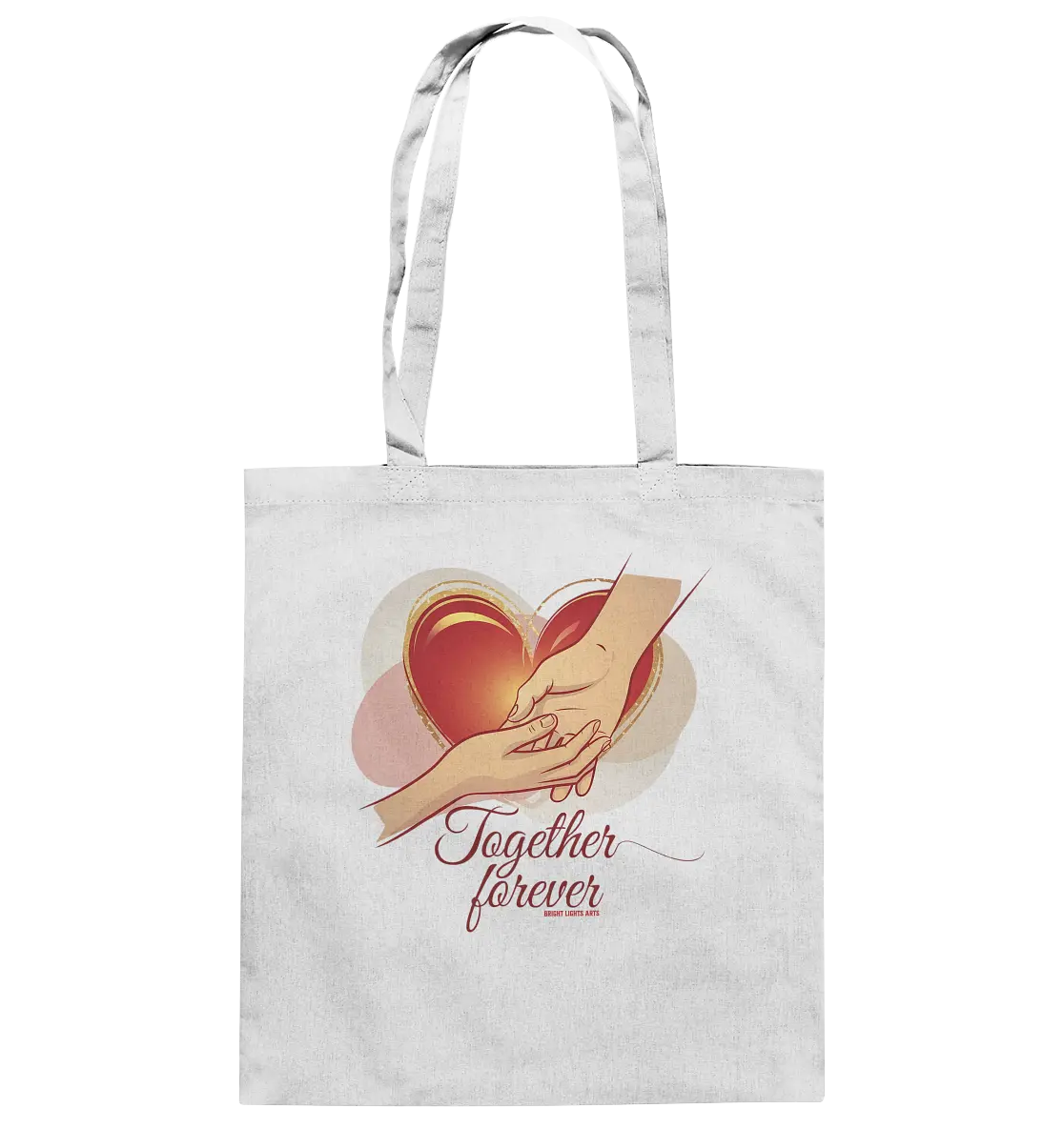 Together Forever - Baumwolltasche Bright Lights Arts