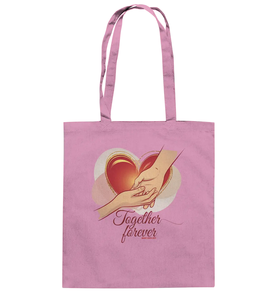 Together Forever - Baumwolltasche Bright Lights Arts