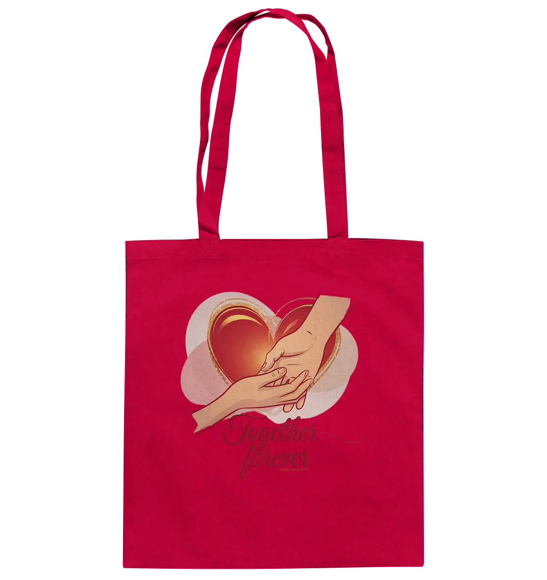 Together Forever - Baumwolltasche Bright Lights Arts