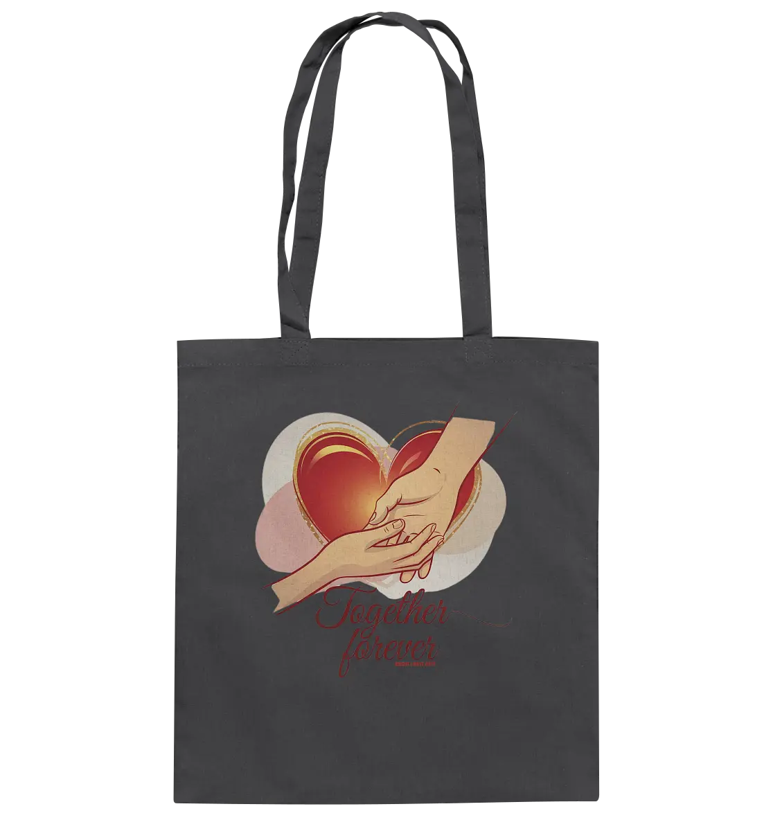 Together Forever - Baumwolltasche Bright Lights Arts