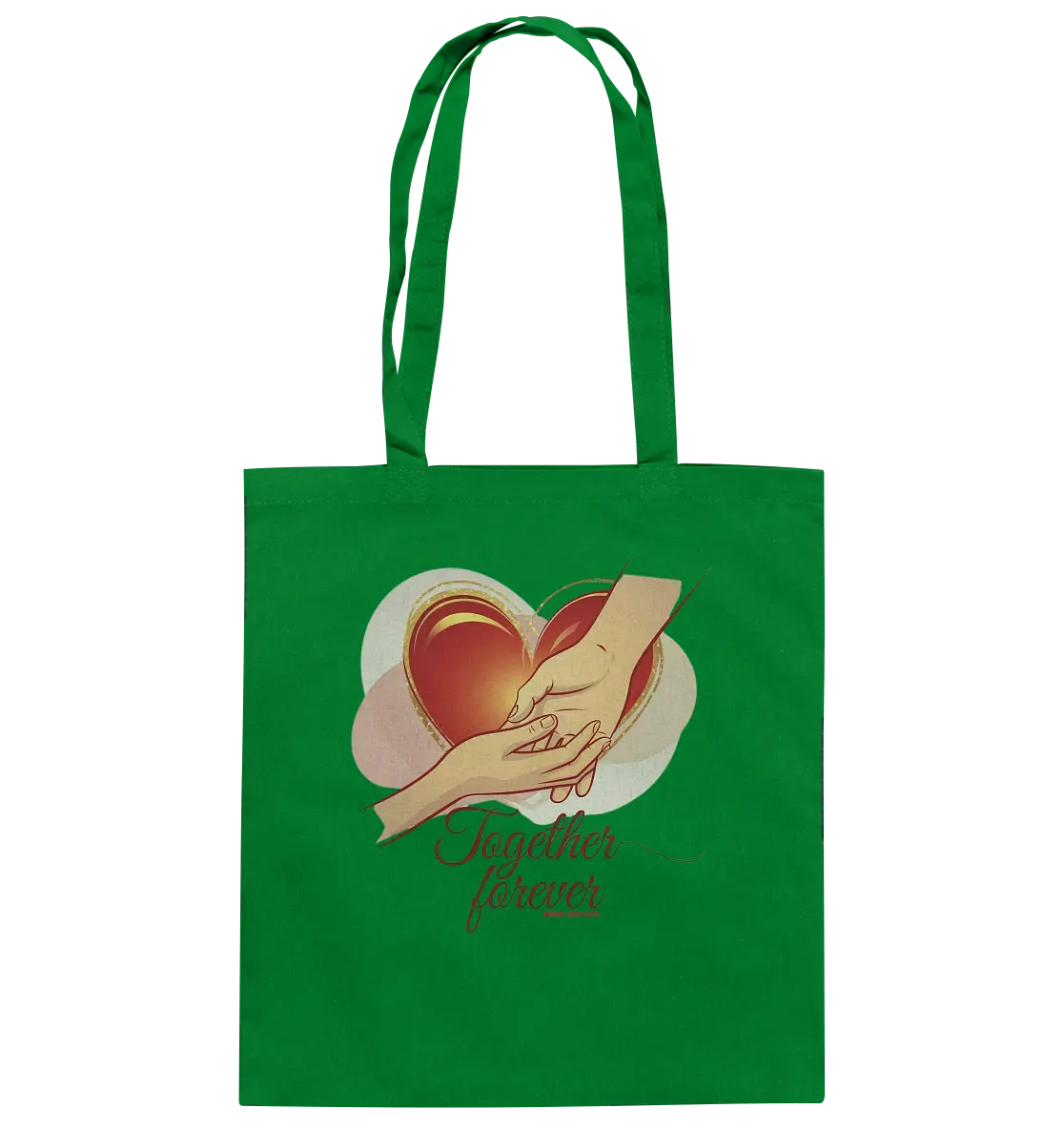 Together Forever - Baumwolltasche Bright Lights Arts