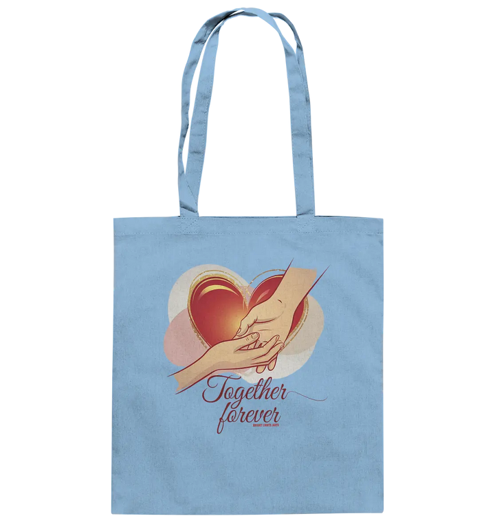 Together Forever - Baumwolltasche Bright Lights Arts