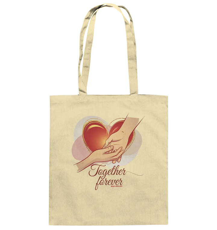 Together Forever - Baumwolltasche Bright Lights Arts