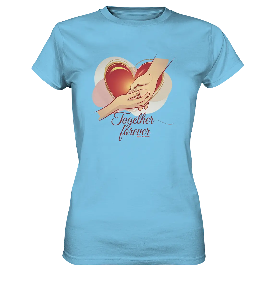 Together Forever - Ladies Premium Shirt Bright Lights Arts