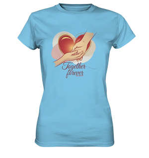 Together Forever - Ladies Premium Shirt Bright Lights Arts