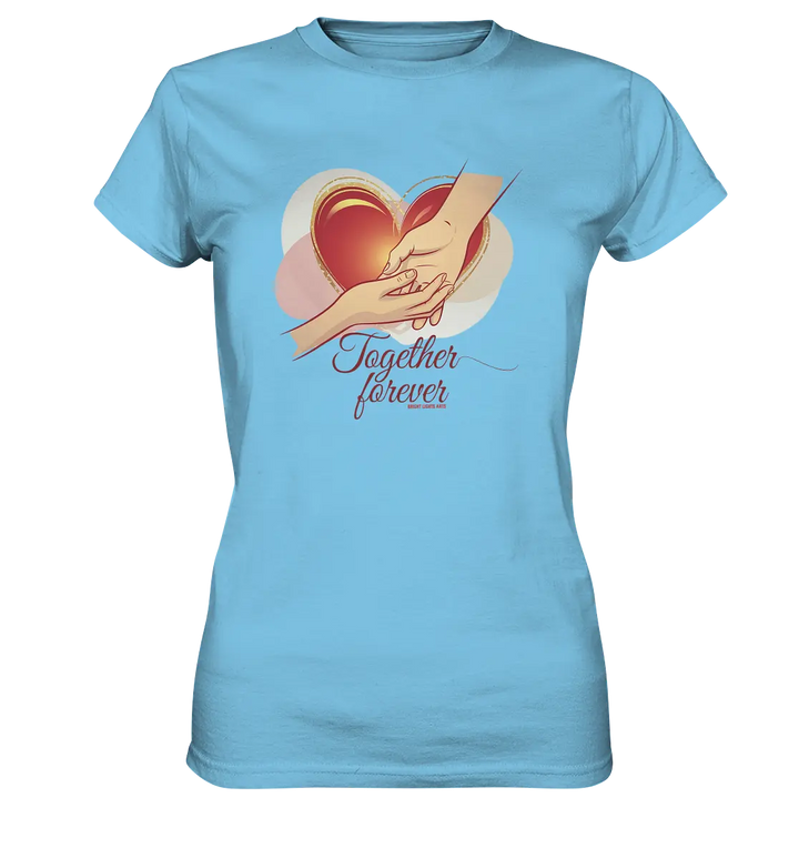 Together Forever - Ladies Premium Shirt Bright Lights Arts