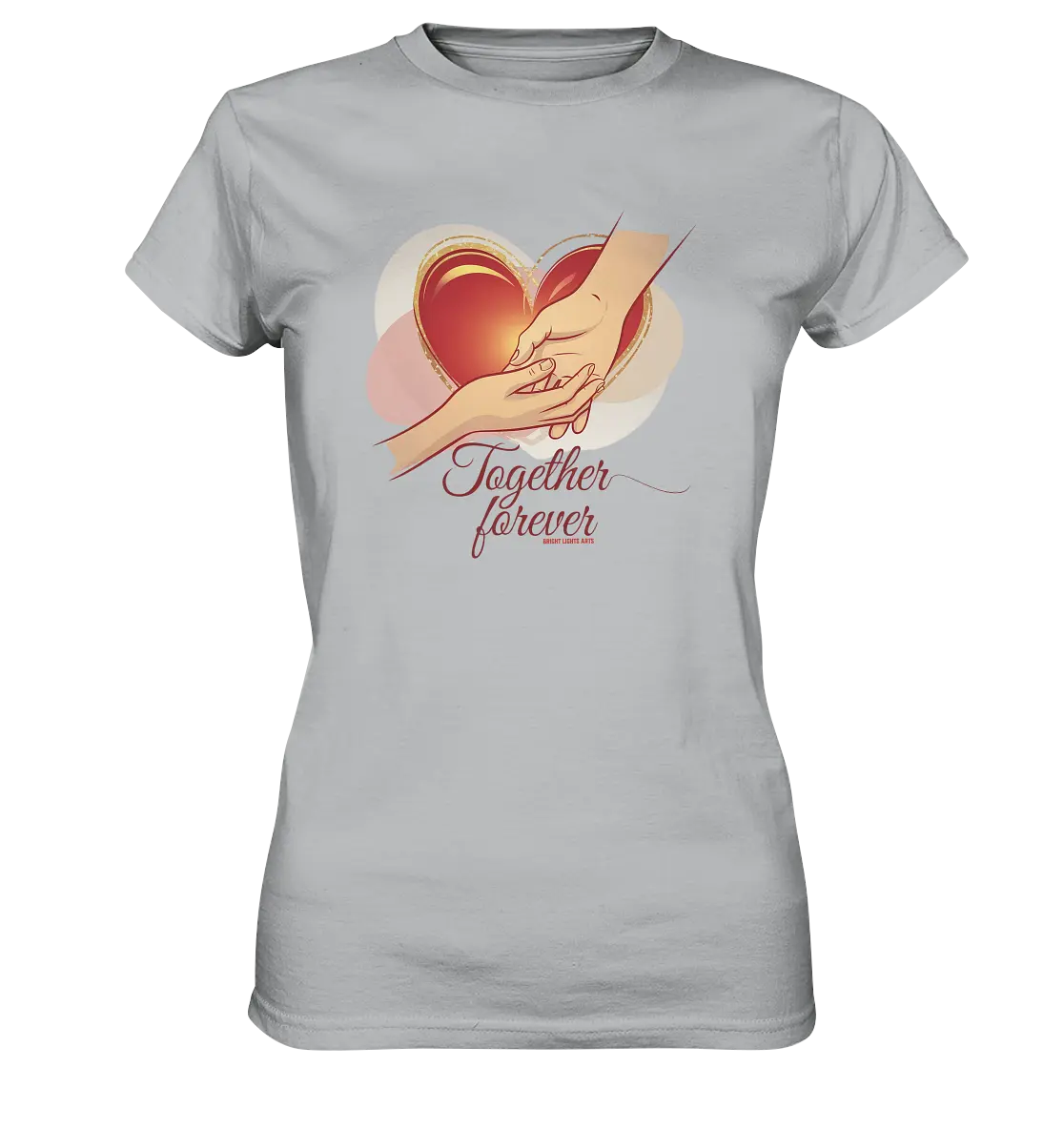 Together Forever - Ladies Premium Shirt Bright Lights Arts