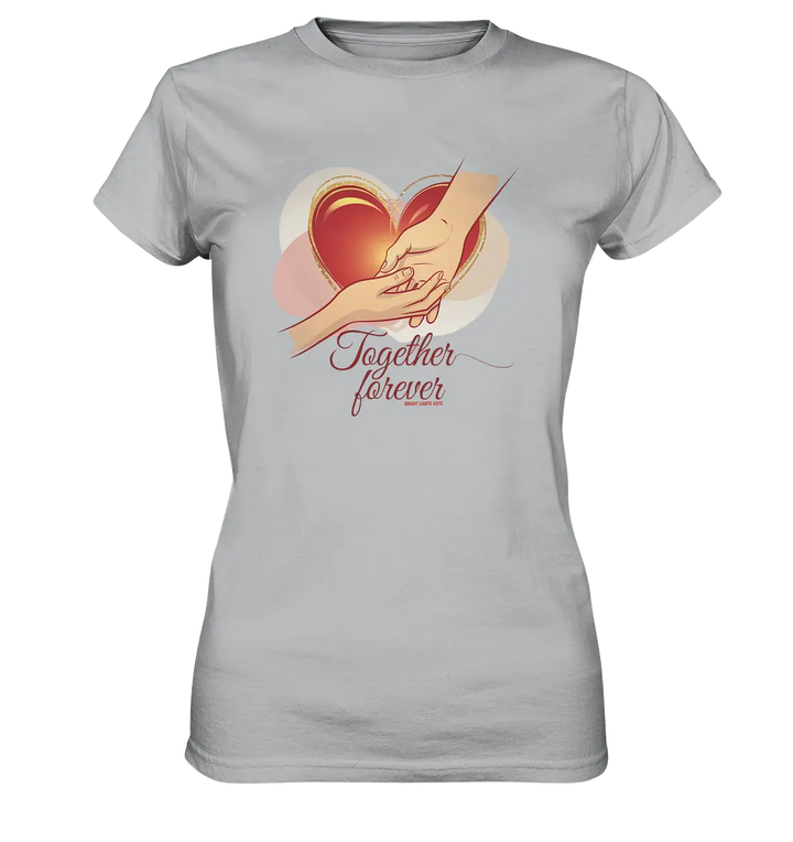 Together Forever - Ladies Premium Shirt Bright Lights Arts