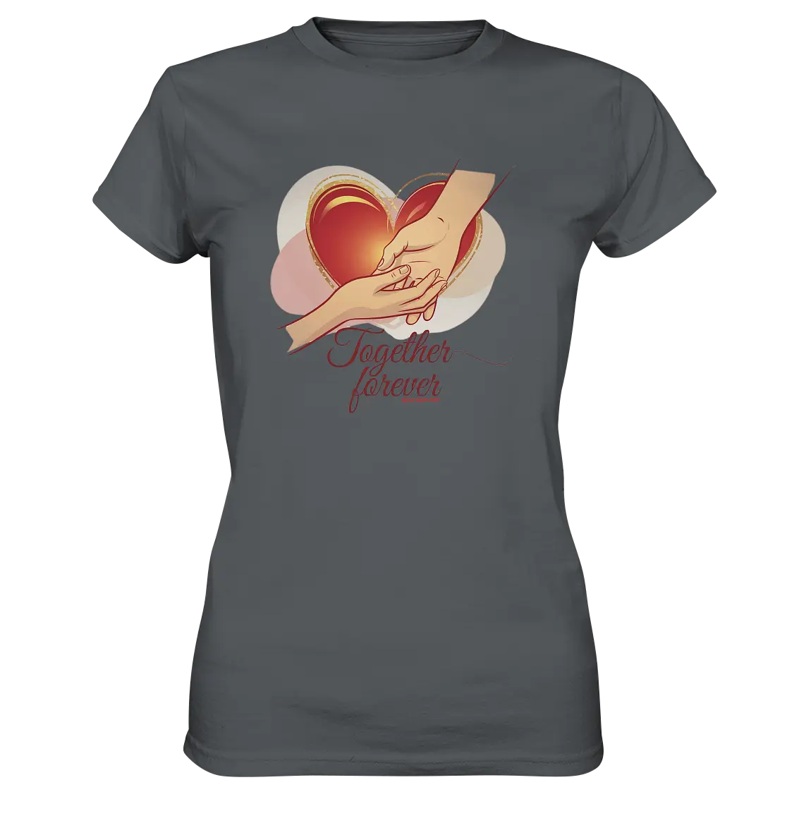 Together Forever - Ladies Premium Shirt Bright Lights Arts