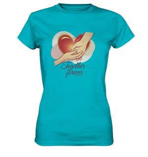 Together Forever - Ladies Premium Shirt Bright Lights Arts