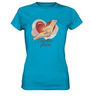 Together Forever - Ladies Premium Shirt Bright Lights Arts