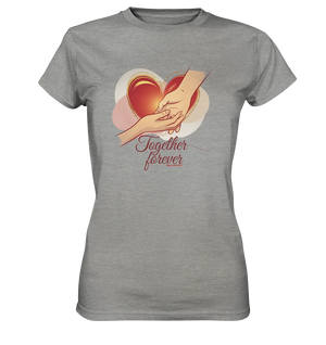 Together Forever - Ladies Premium Shirt Bright Lights Arts