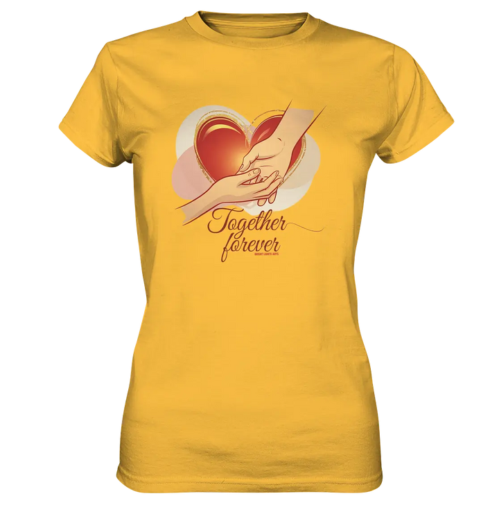 Together Forever - Ladies Premium Shirt Bright Lights Arts