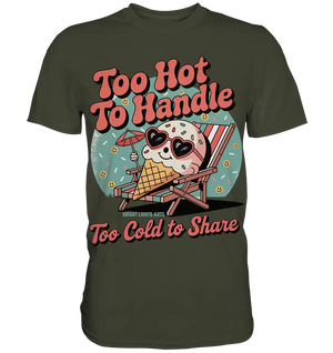 Too Hot to Handle – Eis & Sommerfreude - Premium Shirt Bright Lights Arts