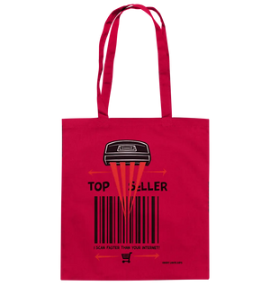 Top Seller Barcode Scanner mit witzigem Spruch Ich scanne schneller als dein Internet - Baumwolltasche Bright Lights Arts