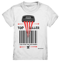 Top Seller Barcode Scanner mit witzigem Spruch Ich scanne schneller als dein Internet - Kids Premium Shirt Bright Lights Arts
