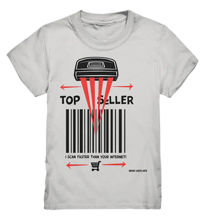 Top Seller Barcode Scanner mit witzigem Spruch Ich scanne schneller als dein Internet - Kids Premium Shirt Bright Lights Arts