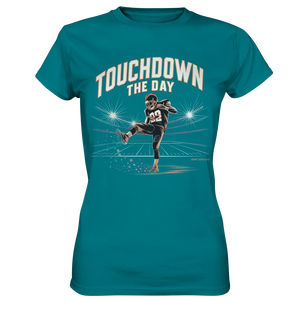 Touchdown the Day – Football & Triumph - Ladies Premium Shirt Bright Lights Arts