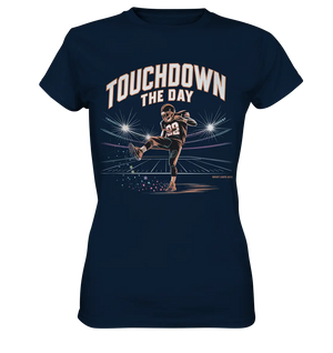 Touchdown the Day – Football & Triumph - Ladies Premium Shirt Bright Lights Arts