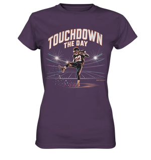 Touchdown the Day – Football & Triumph - Ladies Premium Shirt Bright Lights Arts